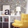 Rag pattern PVC Metal Mosaic Self - Adhesive