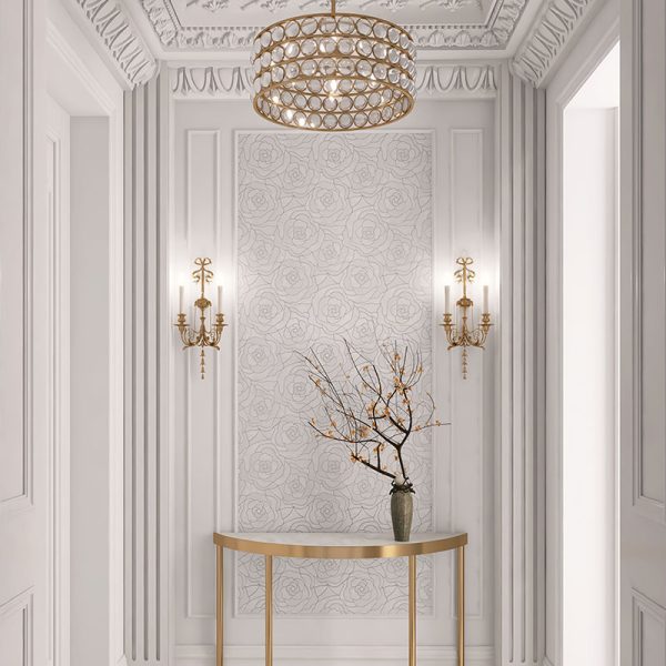 Rose - Shaped Mosaic Marble