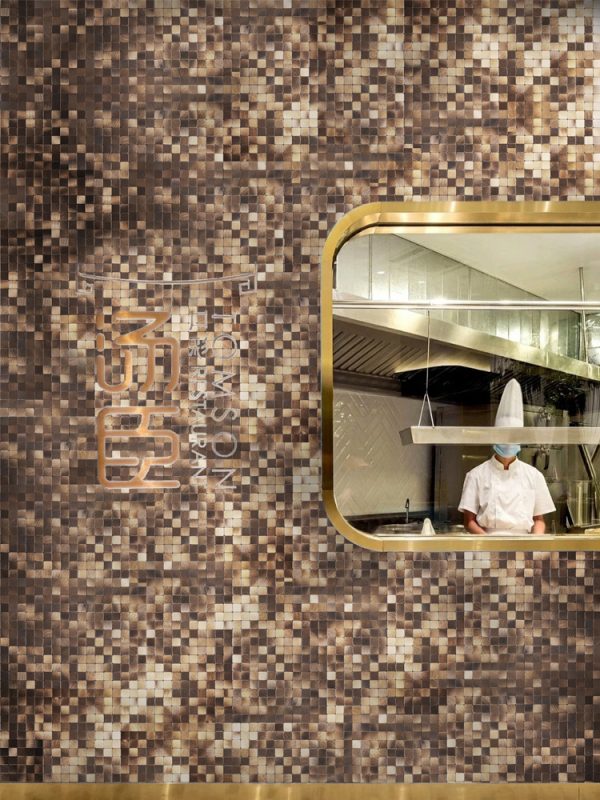 Mmall Square PVC Metal Mosaic Self - Adhesive