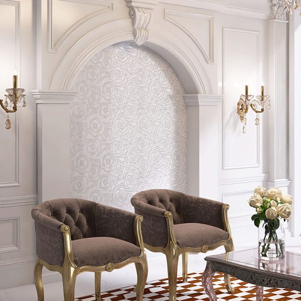 Rose - Shaped Mosaic Marble