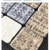 Rag pattern PVC Metal Mosaic Self - Adhesive