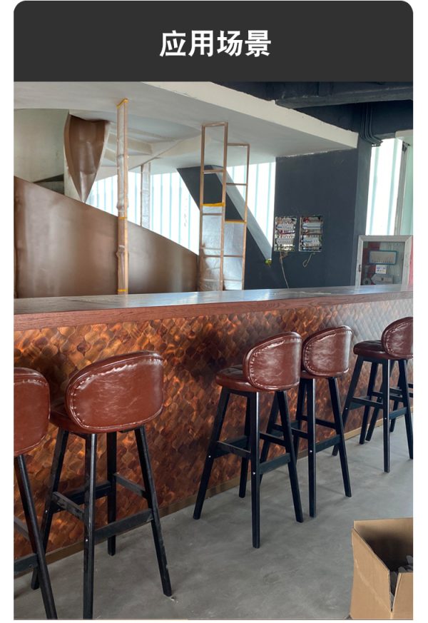 Lantern PVC Metal Mosaic Self - Adhesive