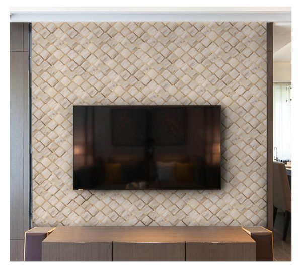 Star Net PVC Metal Mosaic Self - Adhesive