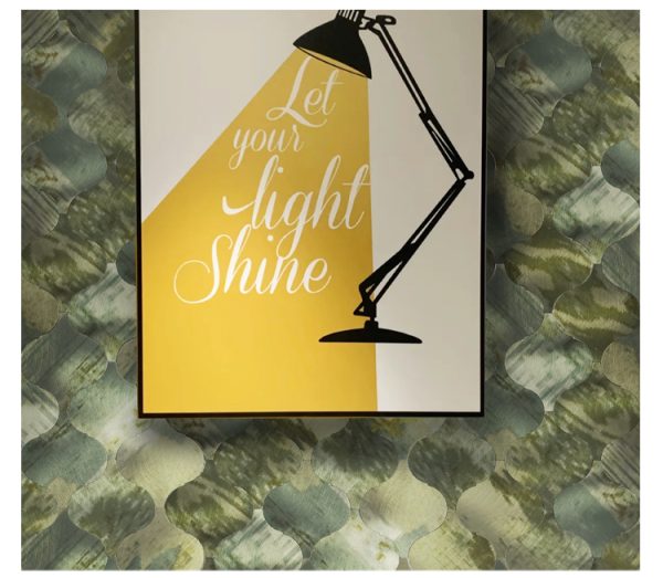 Lantern PVC Metal Mosaic Self - Adhesive