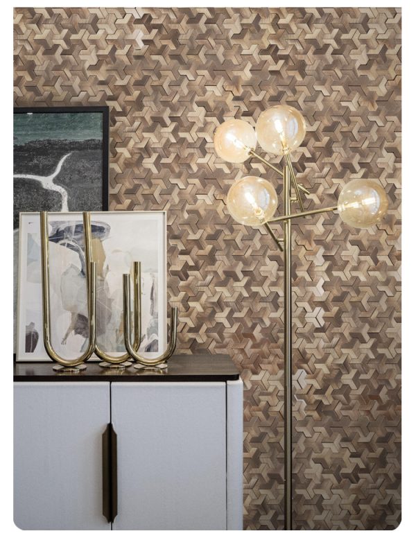 Lock Armor PVC Metal Mosaic Self - Adhesive