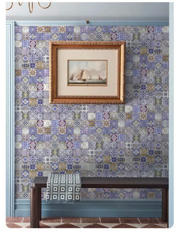 Independent pattern PVC Metal Mosaic Self - Adhesive