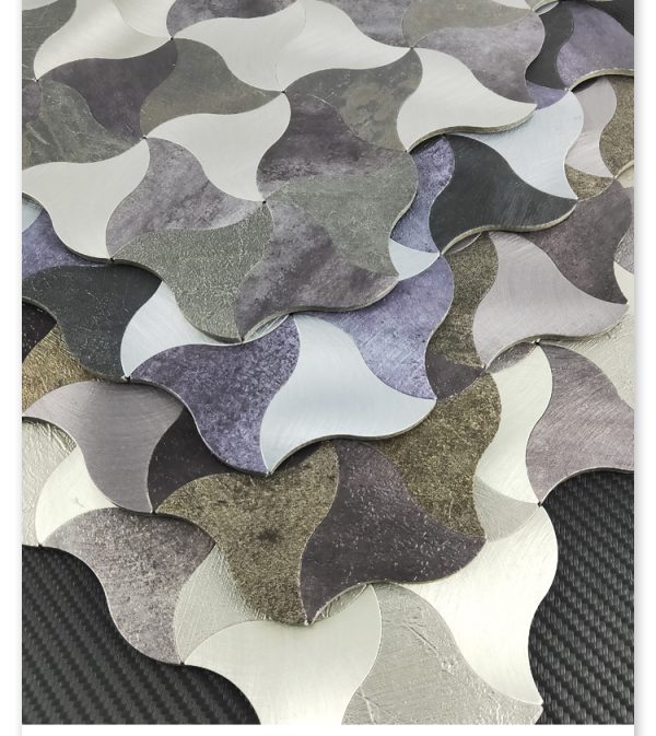 Windmill PVC Metal Mosaic Self - Adhesive