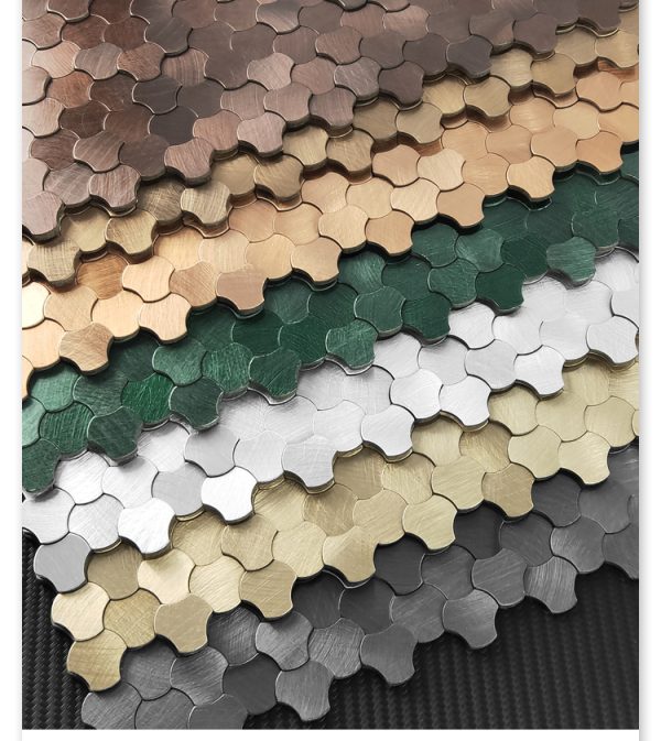 S-Lock Armor PVC Metal Mosaic Self - Adhesive