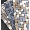 Rag pattern PVC Metal Mosaic Self - Adhesive