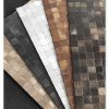 Mmall Square PVC Metal Mosaic Self - Adhesive
