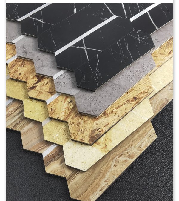 Arrow Stone PVC Metal Mosaic Self - Adhesive