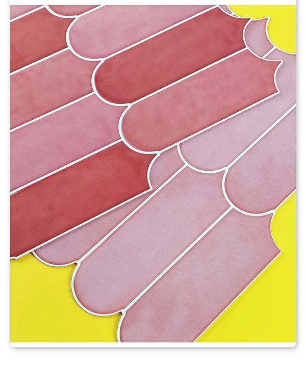 Colored feathers PVC Metal Mosaic Self - Adhesive