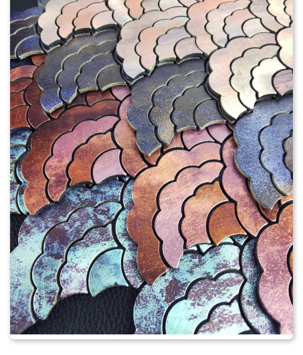 Clouds PVC Metal Mosaic Self - Adhesive