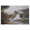 Exquisite Marble Mosaic Landscape Art
