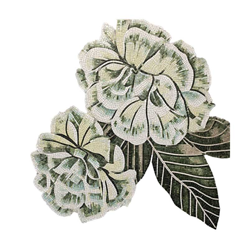 Custom Marble flower bird leaves (1)