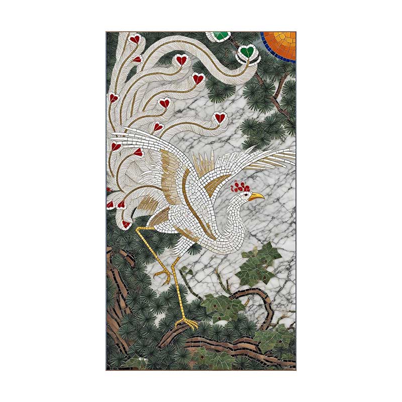 Custom mosaic studio bird (2)