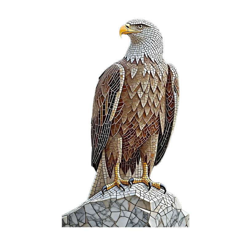 Custom mosaic studio bird (4)