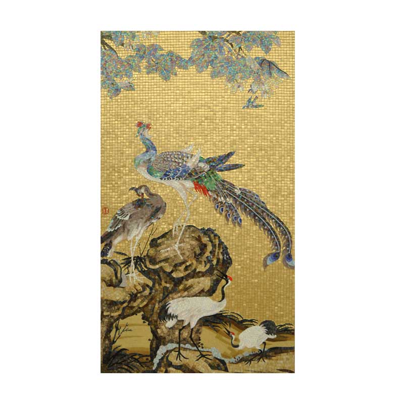 Custom mosaic studio bird (5)