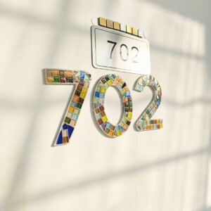 House Address number easy DIY Mosaic KIT