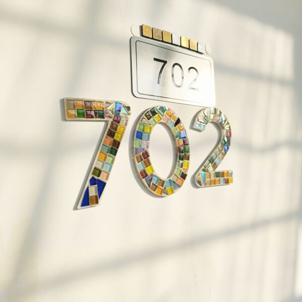 House Address number easy DIY Mosaic KIT