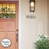 House Address number easy DIY Mosaic KIT