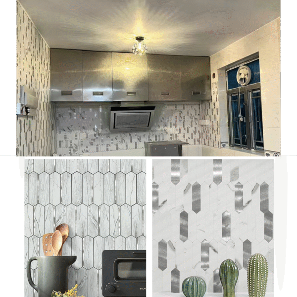 PVC Metal Mosaic Self - Adhesive