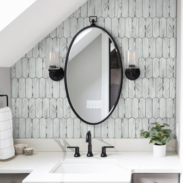 PVC Metal Mosaic Self - Adhesive