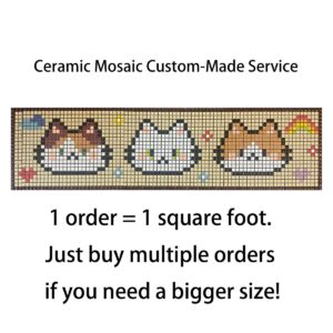 bilitiles_3cat_1 Mosaic Cat Art | Pet Portrait Tile | Cat Lover Gift