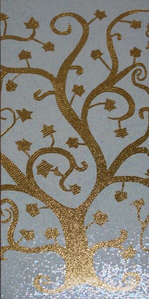 handmade_flower_004_bilitiles Handmade Flower Mosaic Art #4 | Botanical Tile Wall Decor