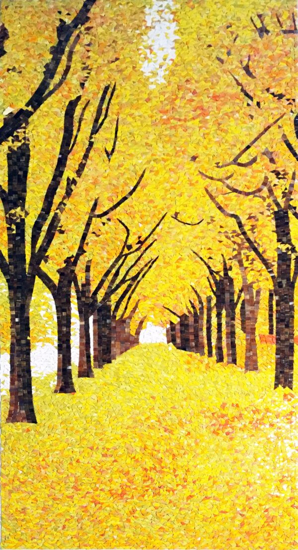 handmade_flower_005 Handmade Flower Mosaic Art #5 | Botanical Tile Wall Decor