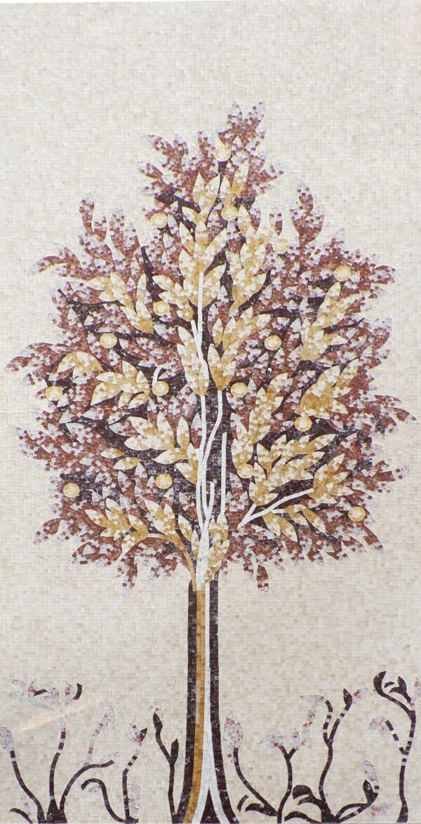 handmade_flower_017 Handmade Flower Mosaic Art #17 | Botanical Tile Wall Decor