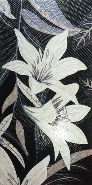 handmade_flower_033 Handmade Flower Mosaic Art #33 | Botanical Tile Wall Decor