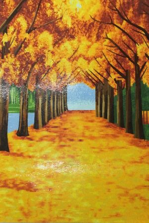 handmade_flower_143 Handmade Flower Mosaic Art #143 | Botanical Tile Wall Decor