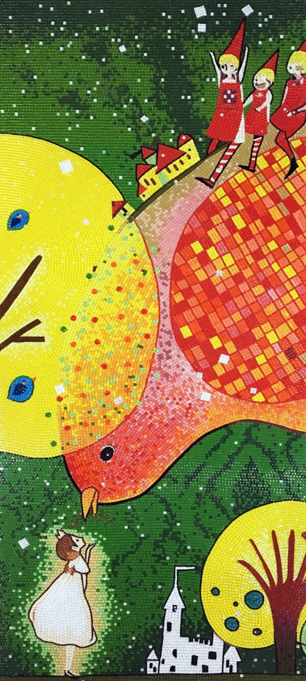 Handmade Mosaic Art | 2鱼虫 Design #27