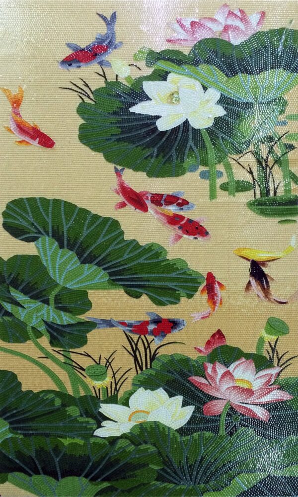 Handmade Mosaic Art | 2鱼虫 Design #31