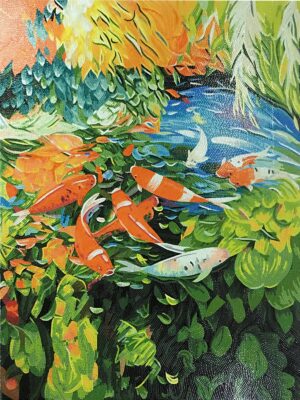 Handmade Mosaic Art | 2鱼虫 Design #43