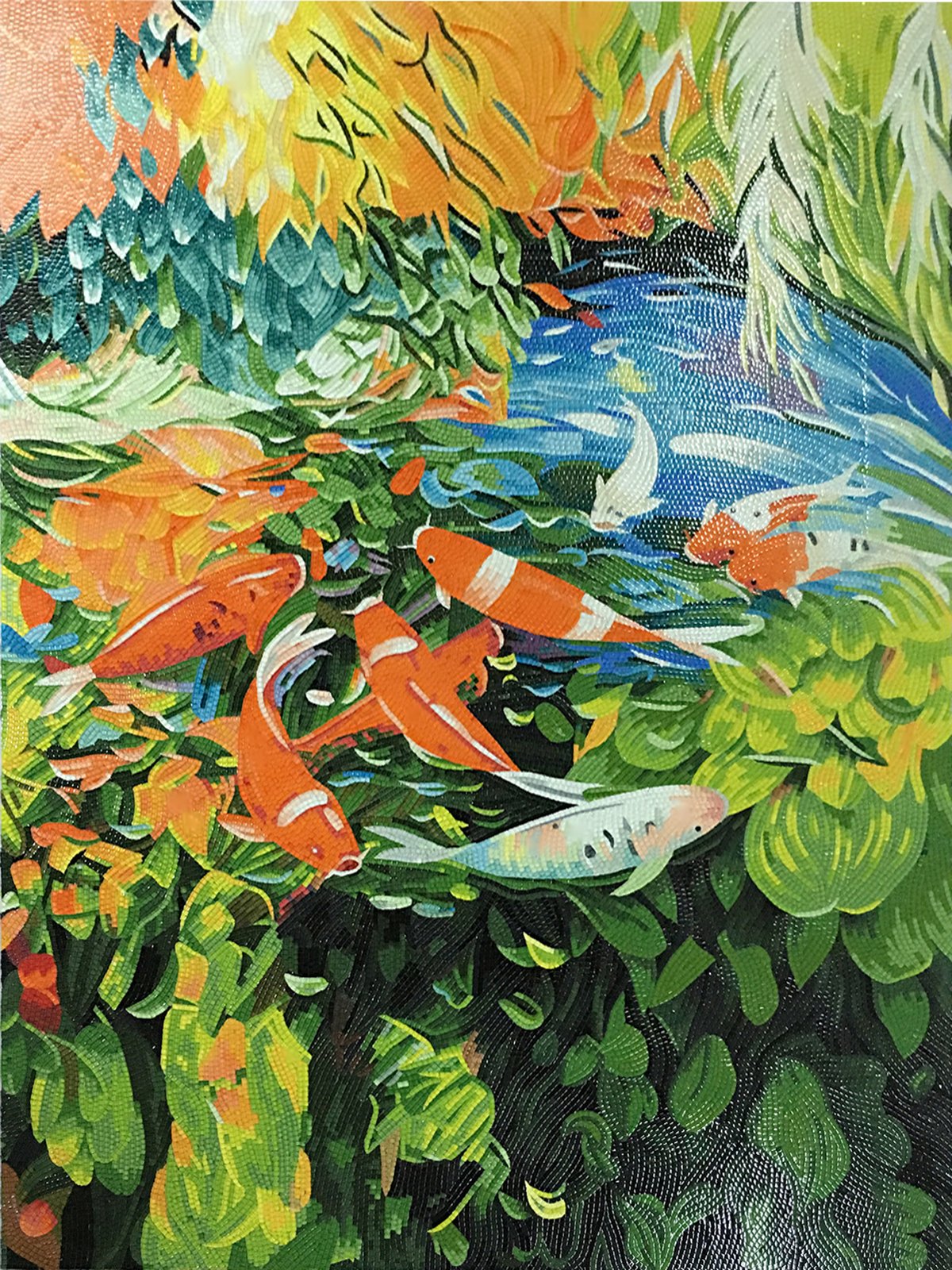 Handmade Mosaic Art | 2鱼虫 Design #43