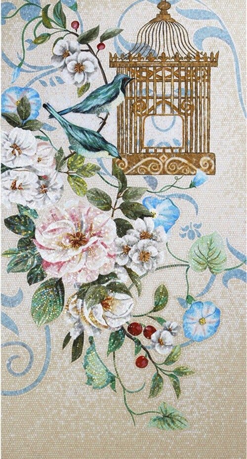 Handmade Mosaic Art | 2鱼虫 Design #51