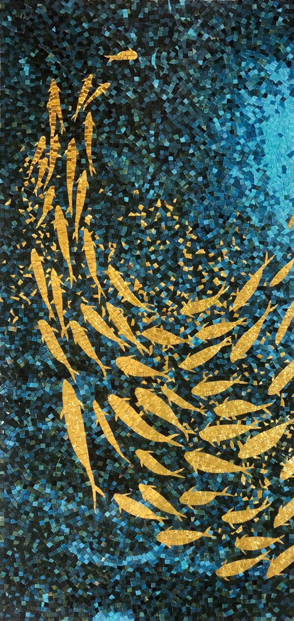 Handmade Mosaic Art | 2鱼虫 Design #58