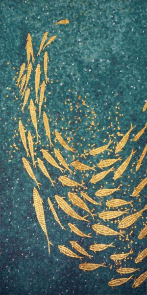 Handmade Mosaic Art | 2鱼虫 Design #62