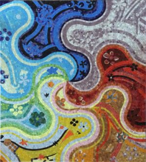 Handmade Mosaic Art | 3抽象名画 Design #88