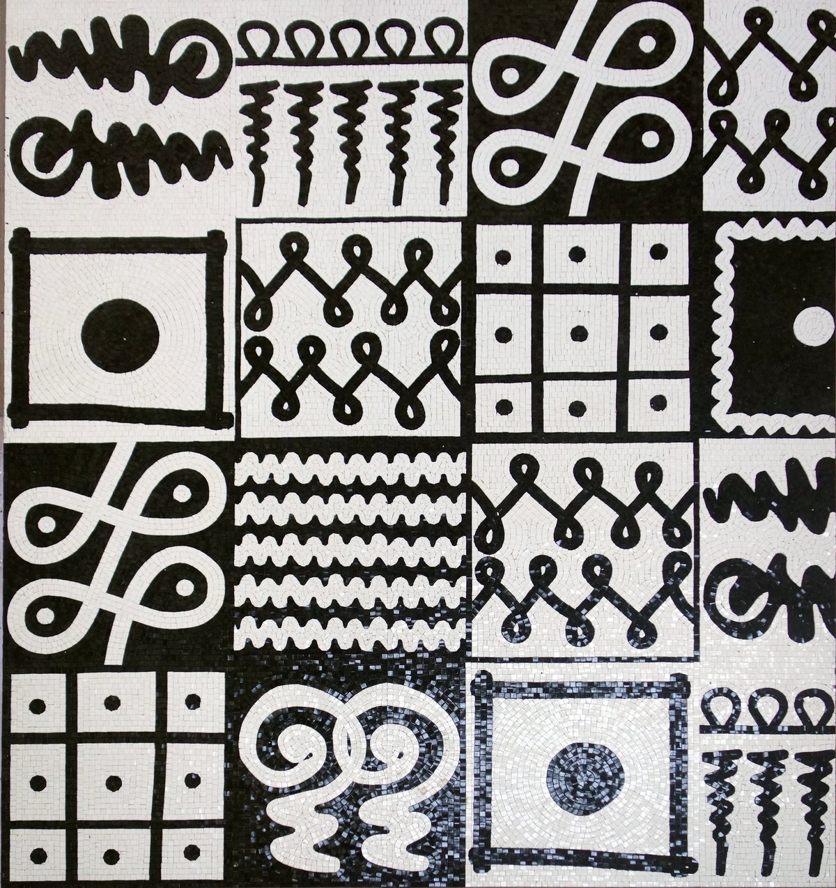 Handmade Mosaic Art | 3抽象名画 Design #91