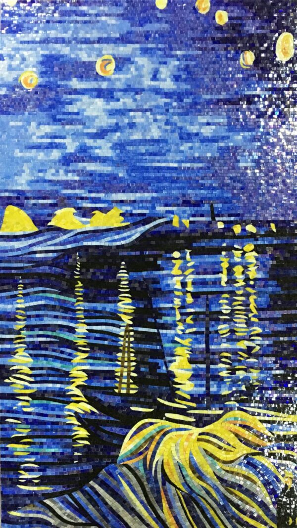 mosaic_bilitiles_0097 Handmade Mosaic Art | 3抽象名画 Design #97