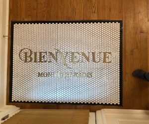 Handmade Mosaic Monogram | Premium Custom Letter Design | Glass Luxury Wall Feature