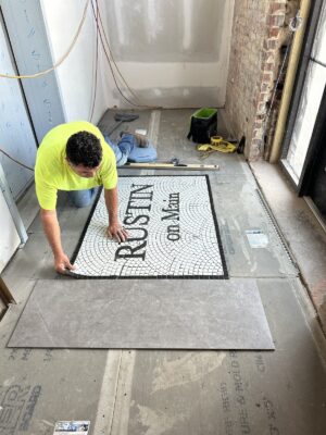 Luxury Artisan Mosaic Letters | Bespoke Handcrafted Text | Metal Premium Wall Art