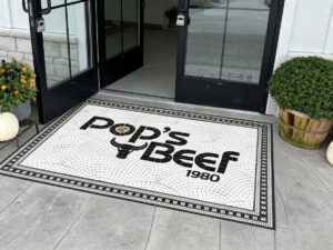 Elegant Handcrafted Mosaic Name | Handmade Custom Script Art | Glass Designer Tile