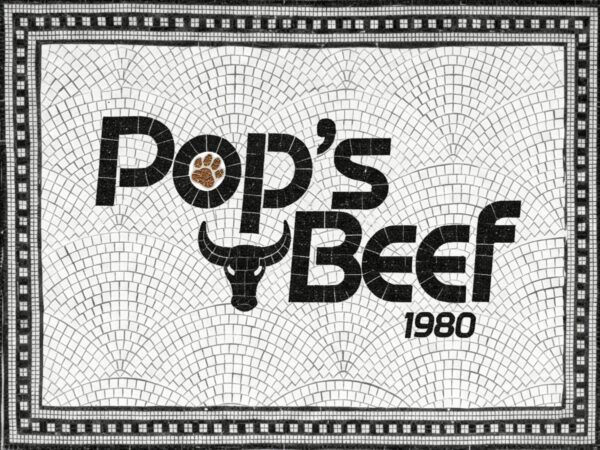 Artisan Handcrafted Mosaic Name | Personalized Custom Script Lettering | Ceramic Wall Tile Art