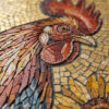 Rooster Mosaic Art