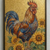 Rooster Mosaic Art