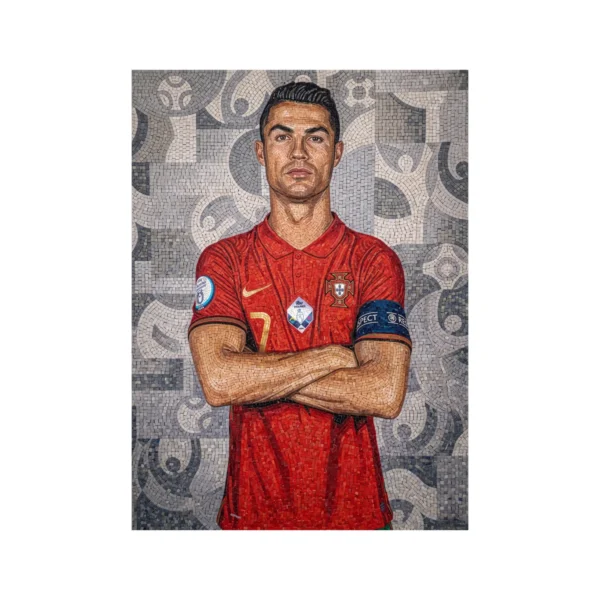 Custom Mosaic Portrait Studio_1 Portrait Mosaic Bilitiles Cristiano Ronaldo: Forever No.7
